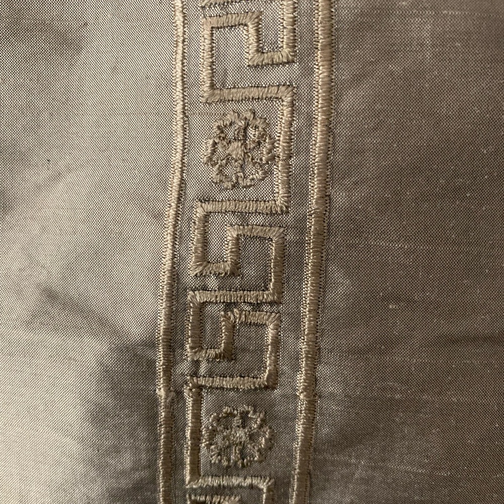 Vintage Kravet Couture Embroidered Silk Fabric